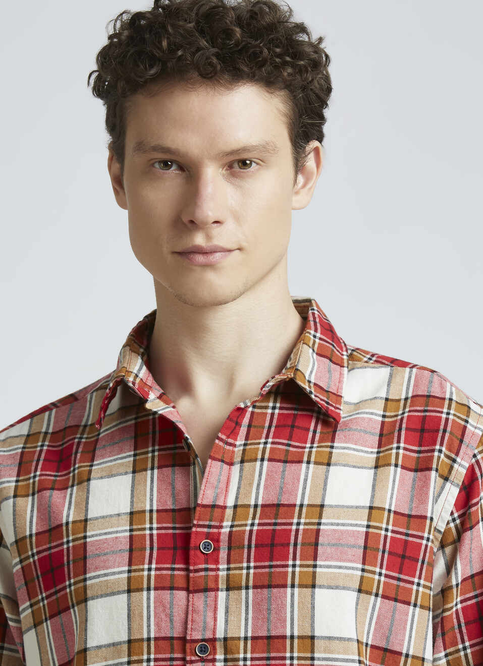 Red Check Full Sleeve Shirt, , large image number 4