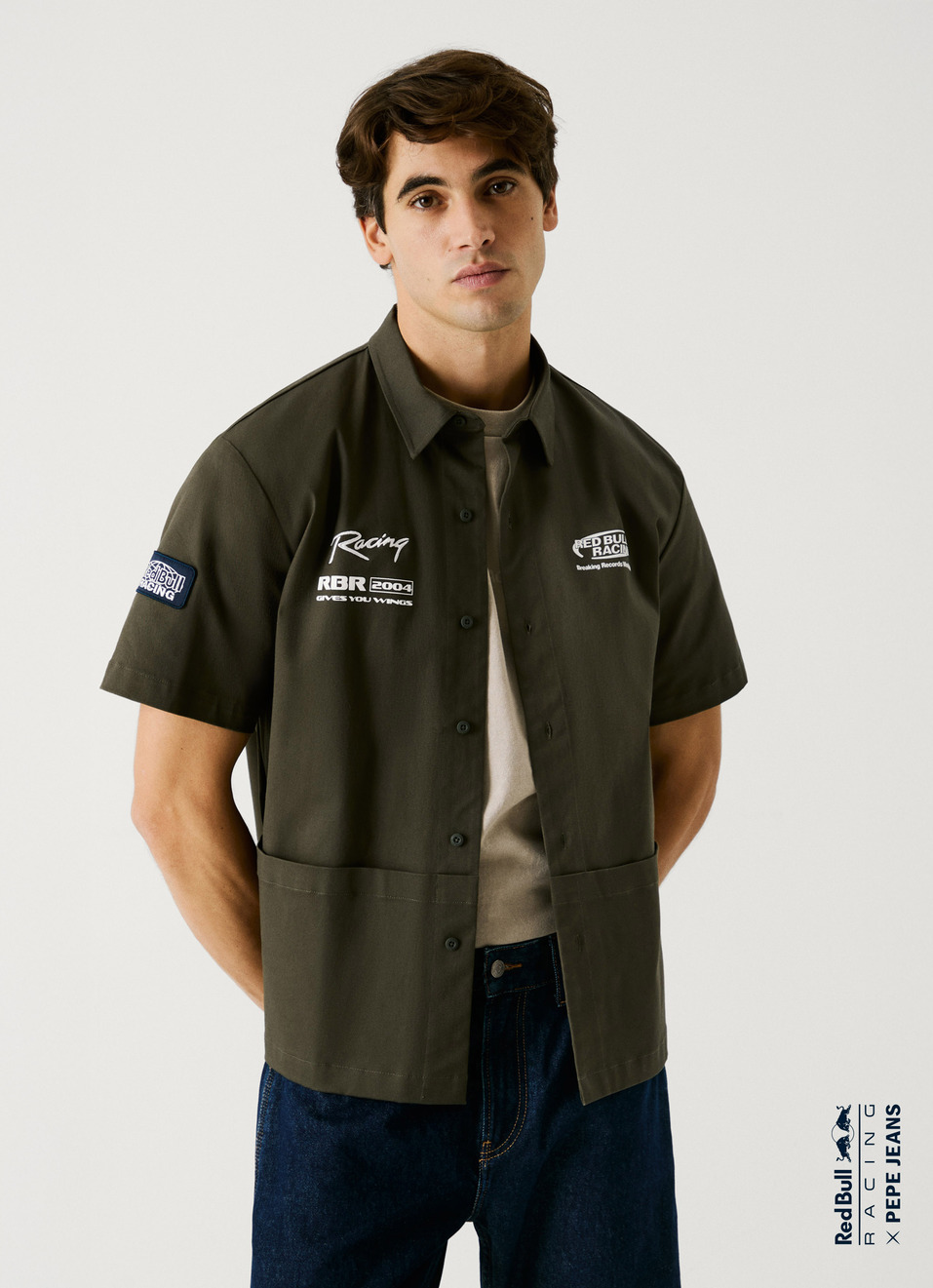 Red Bull Racing X Pepe Jeans Pitlane Oversized Shirt , , large image number 0