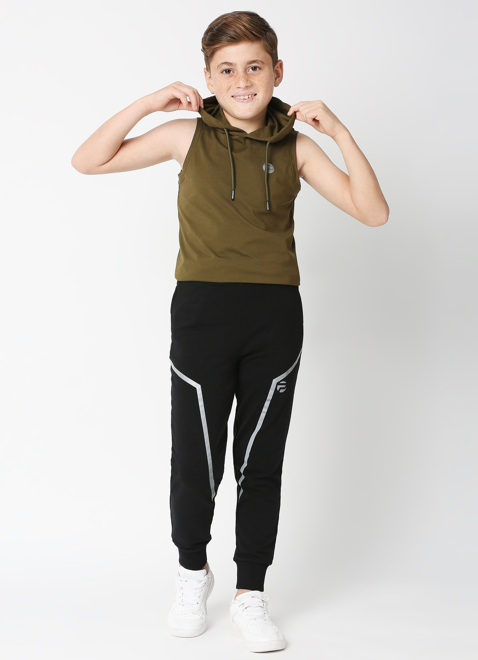 Diego Jr Hooded Muscle Tee, , large image number 6