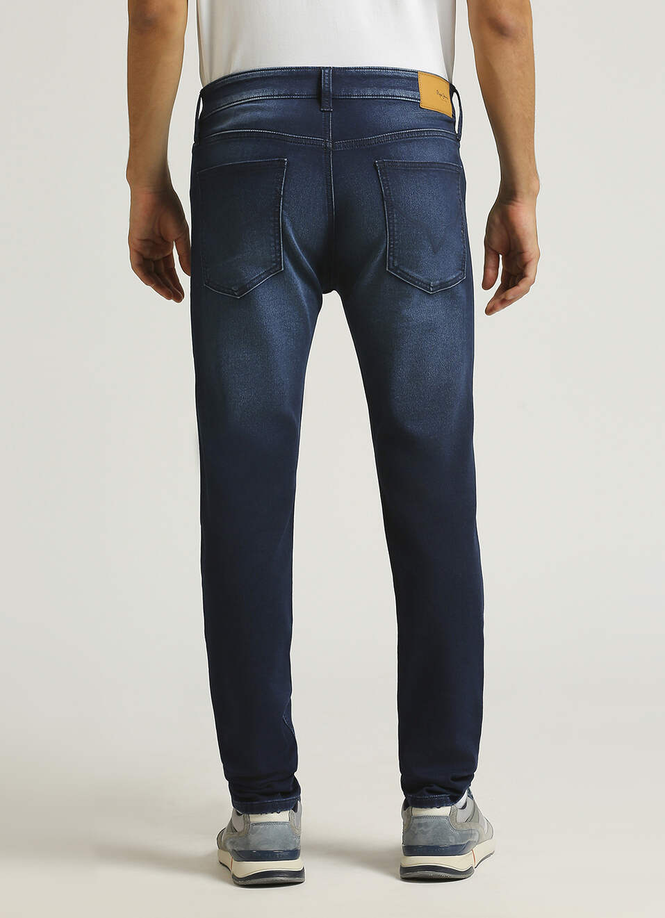 Chinox Dark Blue Mid Rise Skinny Fit Jeans, , large image number 3