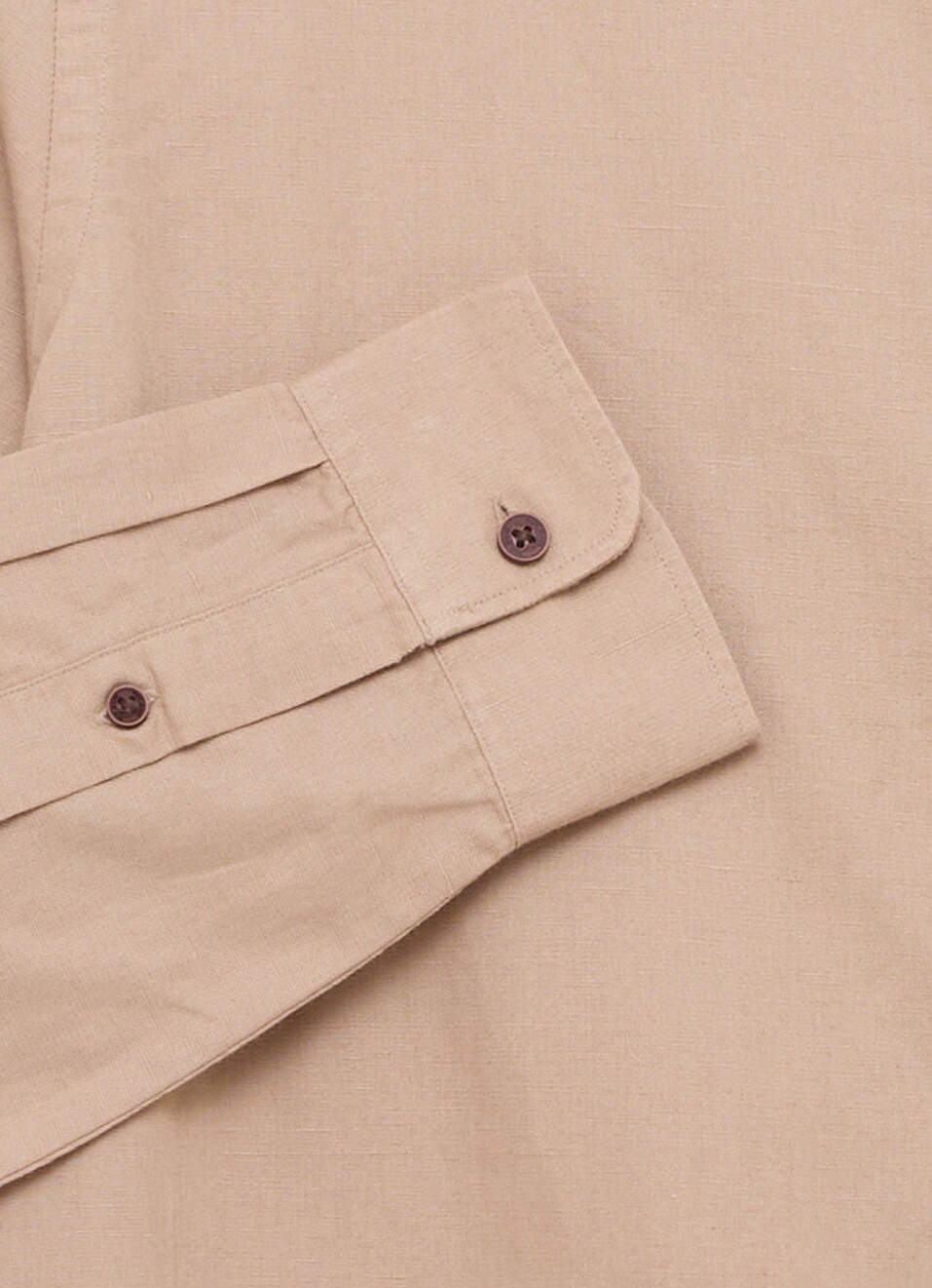 Men Khaki Solid Long Sleeve Shirt, , large image number 7