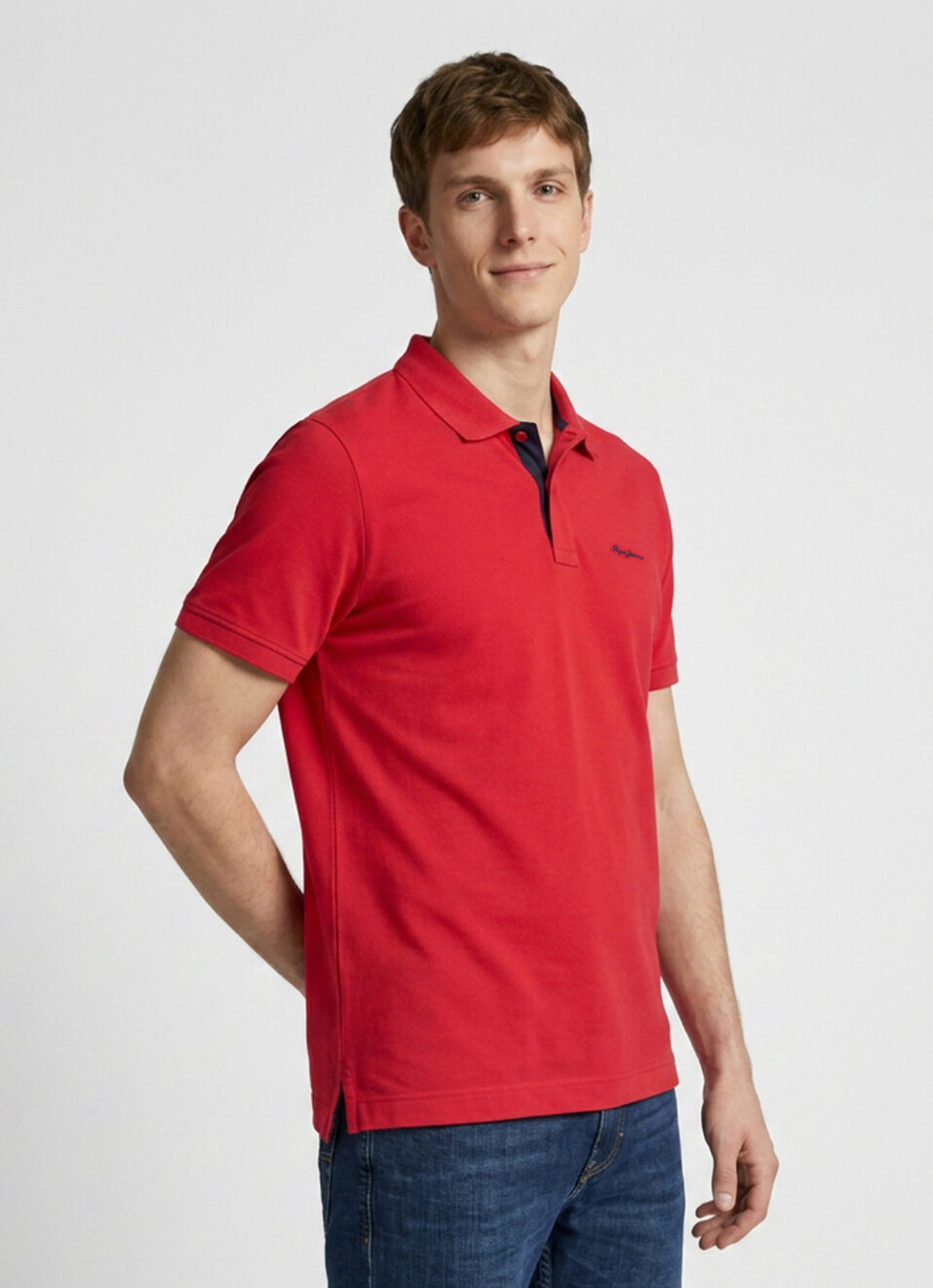 Men Purple Regular Fit Polo, , large image number 1