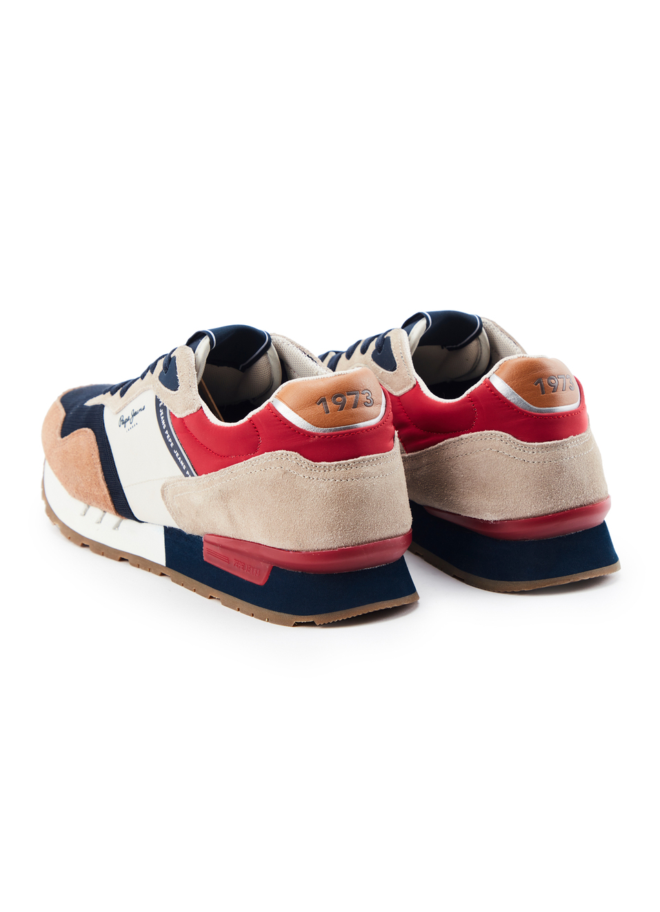 Brown And Beige Anti-skid Running Sneakers, , large image number 3