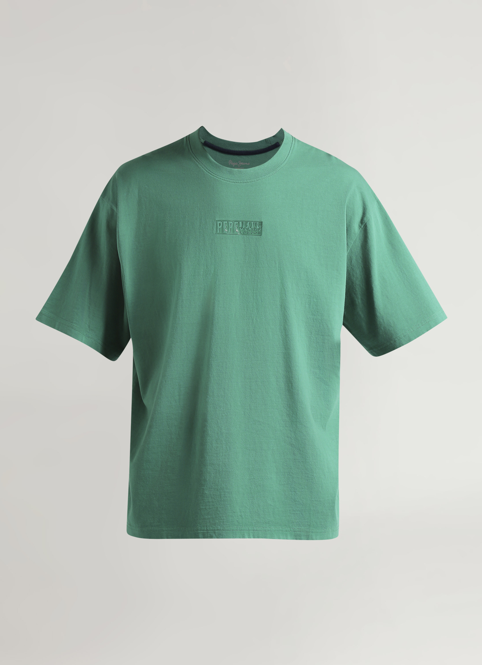 Green Logo Print Oversized Short Sleeve T-shirt, , large image number 6