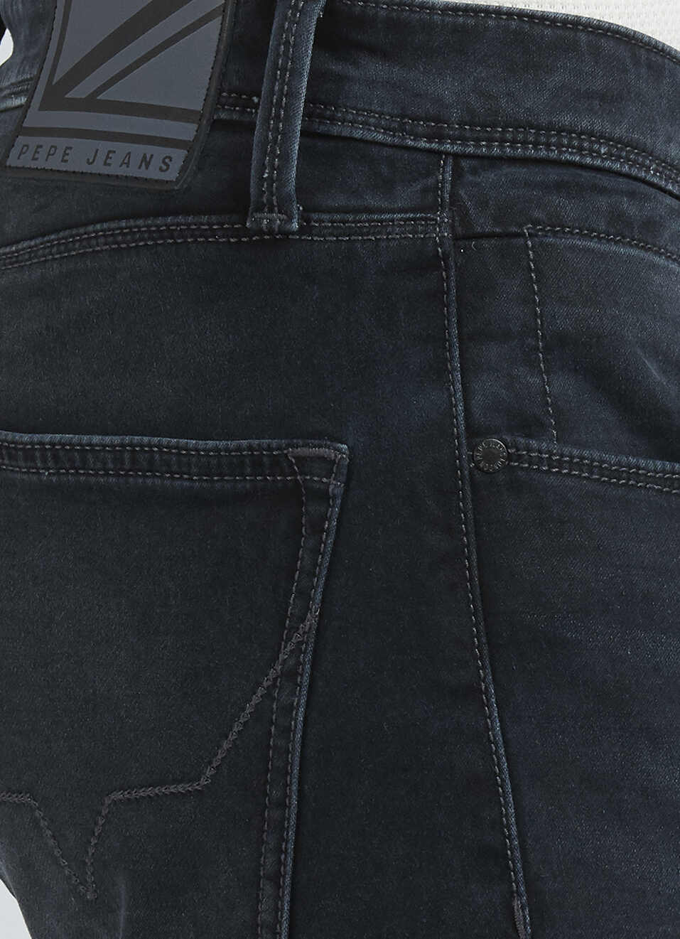 Vapour Black Mid Waist Jeans, , large image number 4
