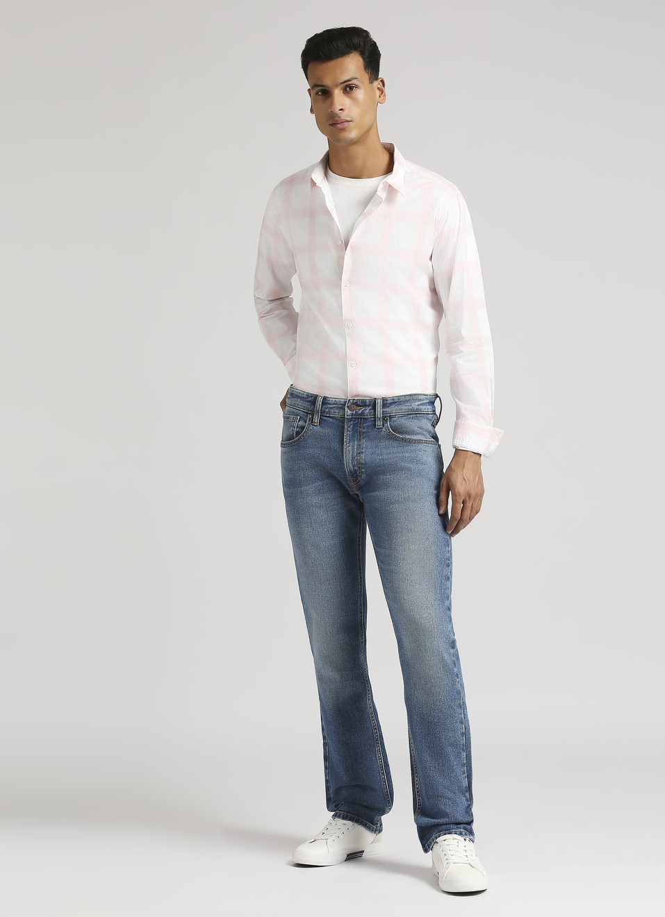 Pink Broad Checks Premium Long Sleeve Shirt, , large image number 5