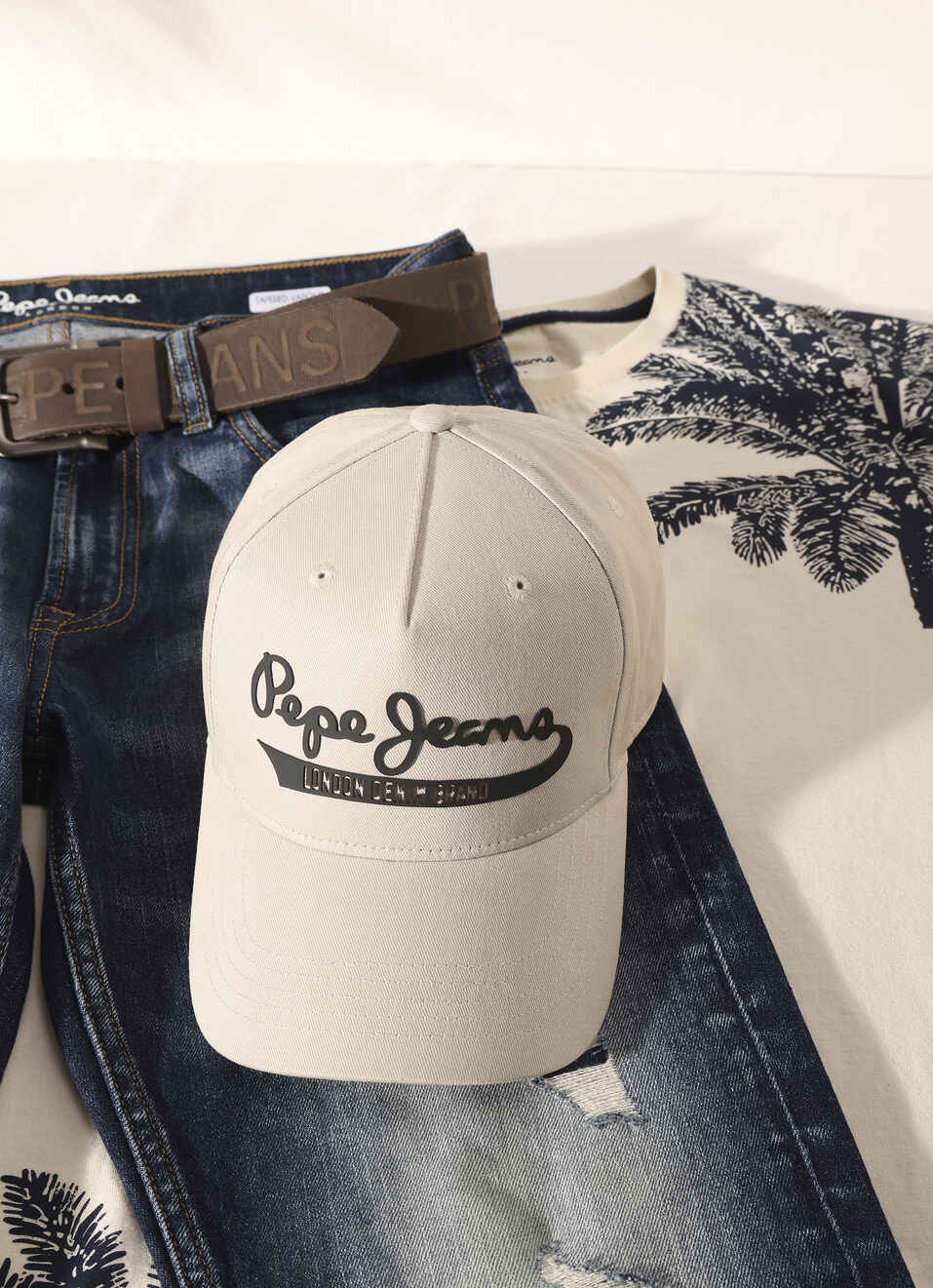 Beige Sports Cap, , large image number 3