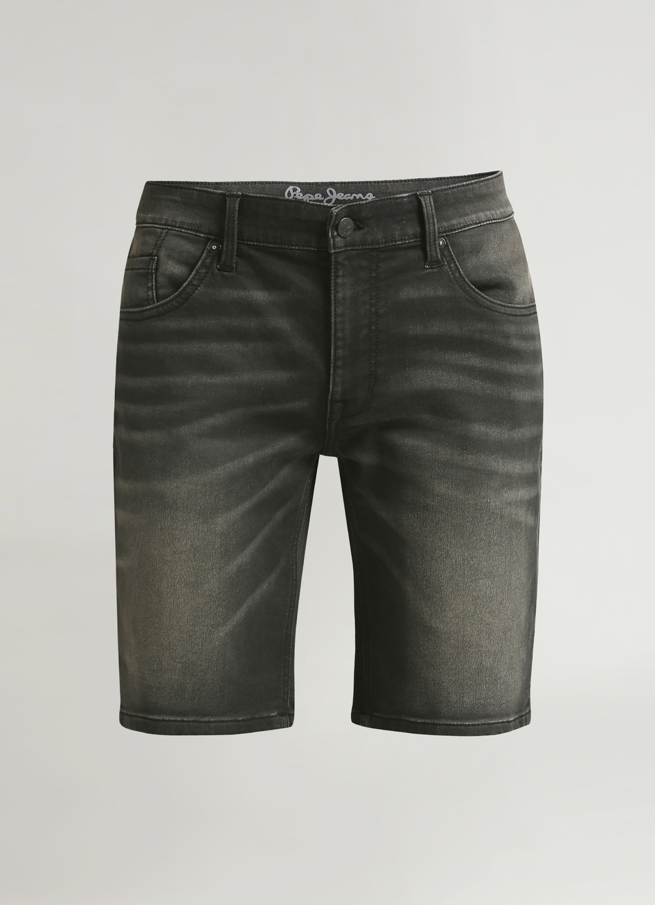 Chinox Black Mid Rise Slim Fit Shorts, , large image number 6