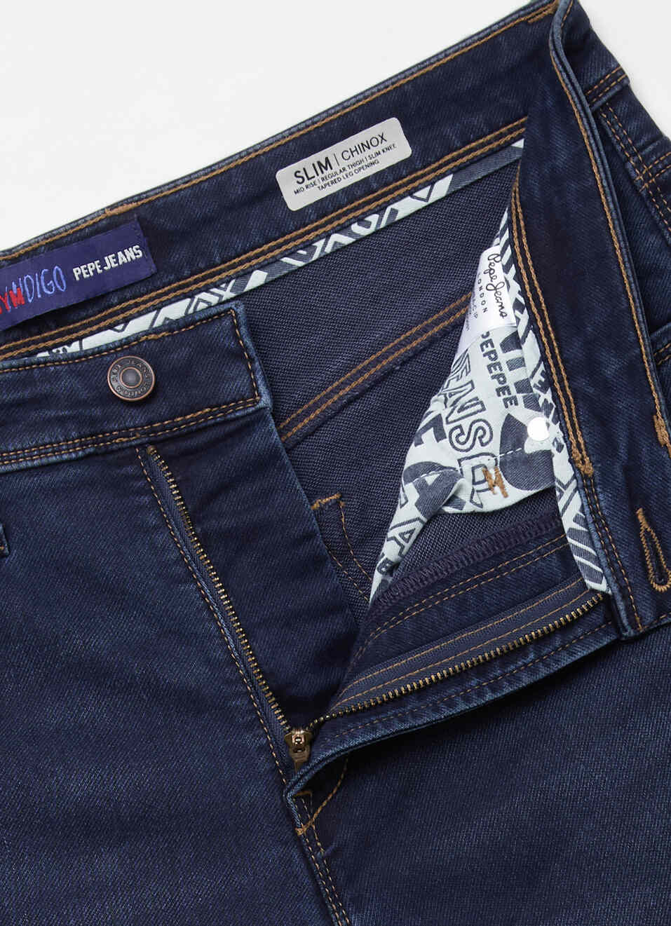 Men Blue Skinny Fit Mid Rise Stretchable Jeans, , large image number 6