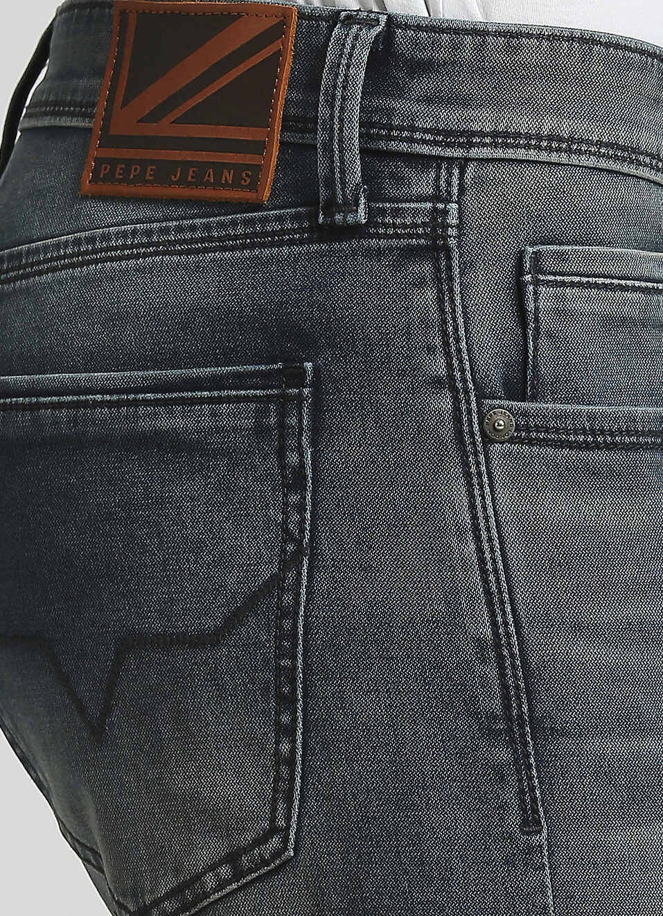 Chinox Dark Blue Mid Rise Ankle Jeans, , large image number 4