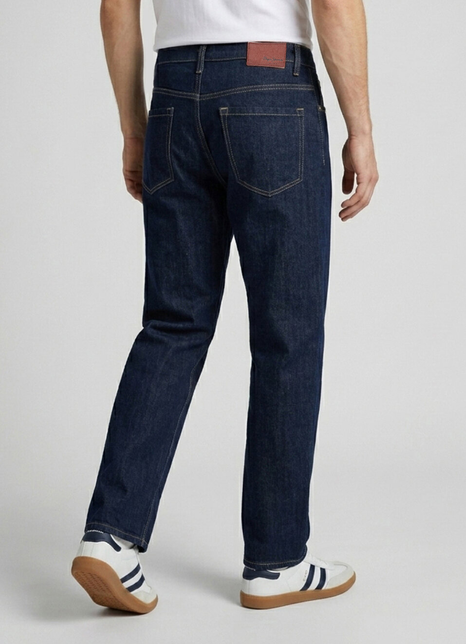 Men Blue Baggy Fit Mid Rise Jeans, , large image number 3