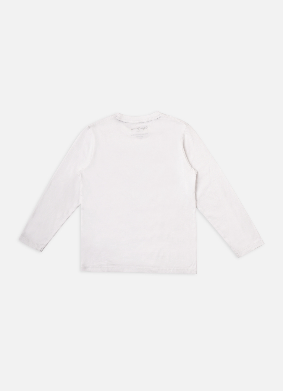Boys White Graphic Print Full Sleeve T-shirt, , large image number 1