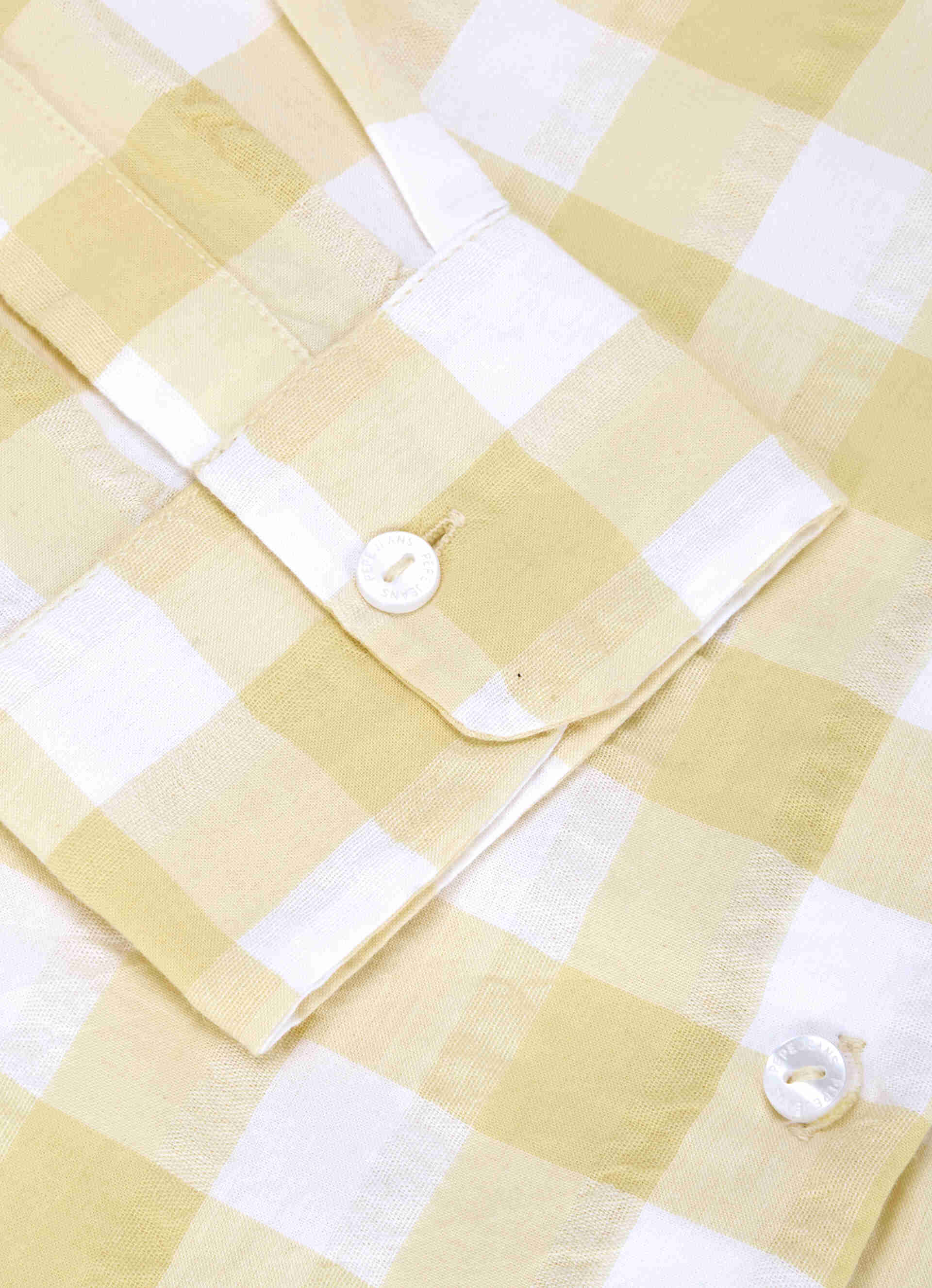 Women Yellow Checked Regular Fit Shirt, , large image number 8