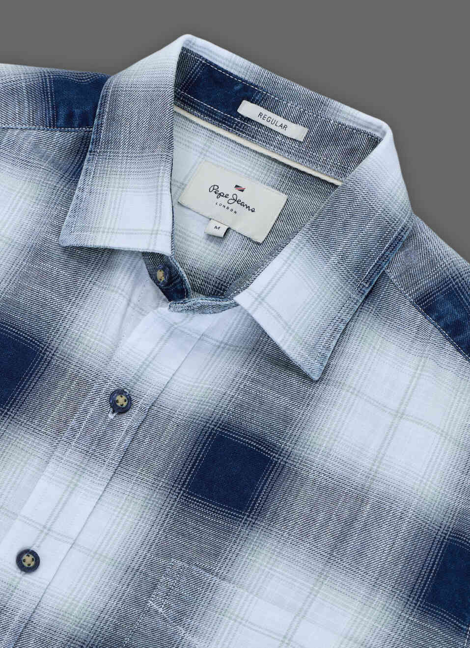 Men Blue Checked Long Sleeve Shirt, , large image number 3