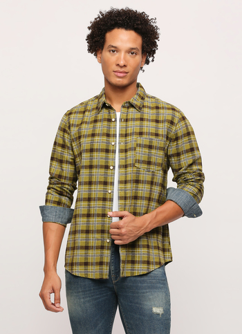 Green Checks Long Sleeve Shirt