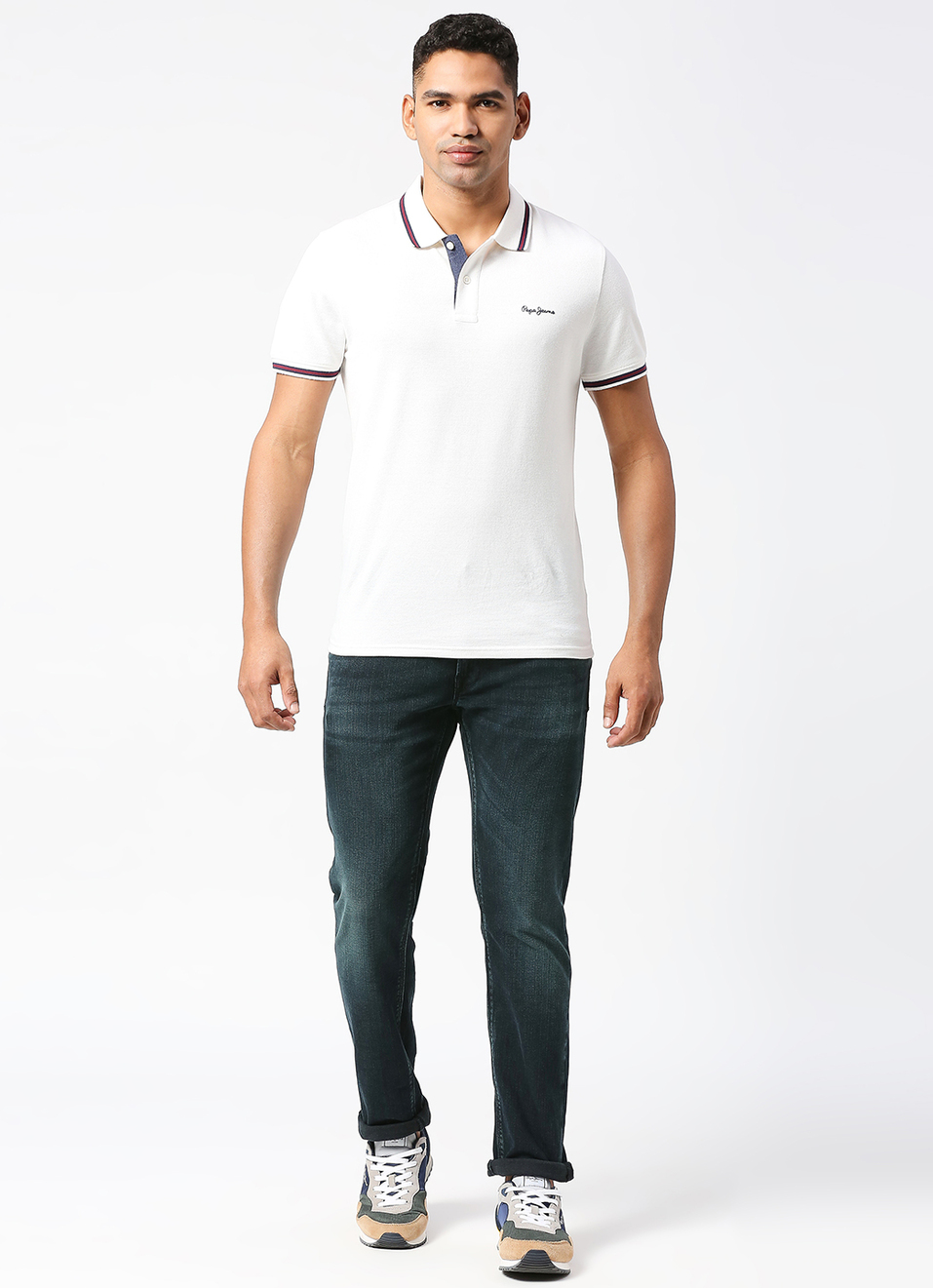 Tapered Vapour Tapered Fit Low Waist Jeans, , large image number 1