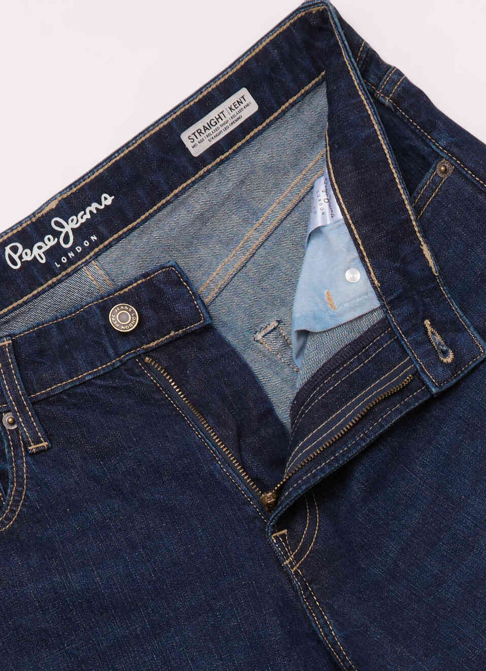 Men Blue Relaxed Straight Fit Mid Rise Stretchable Jeans, , large image number 6