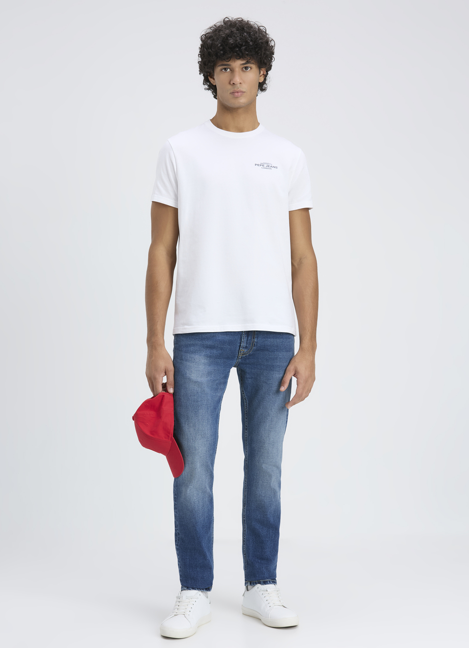 Men White Back Graphic Print T-shirt, , large image number 5