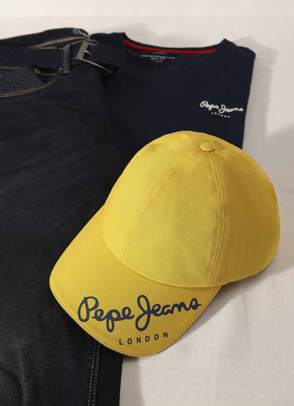 Yellow Printed Sports Cap, , large image number 3