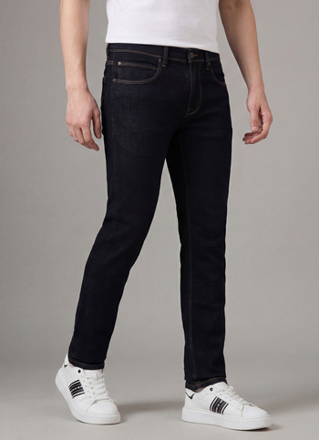 Men Raw Mid Rise Slim Fit Powerflex Jeans