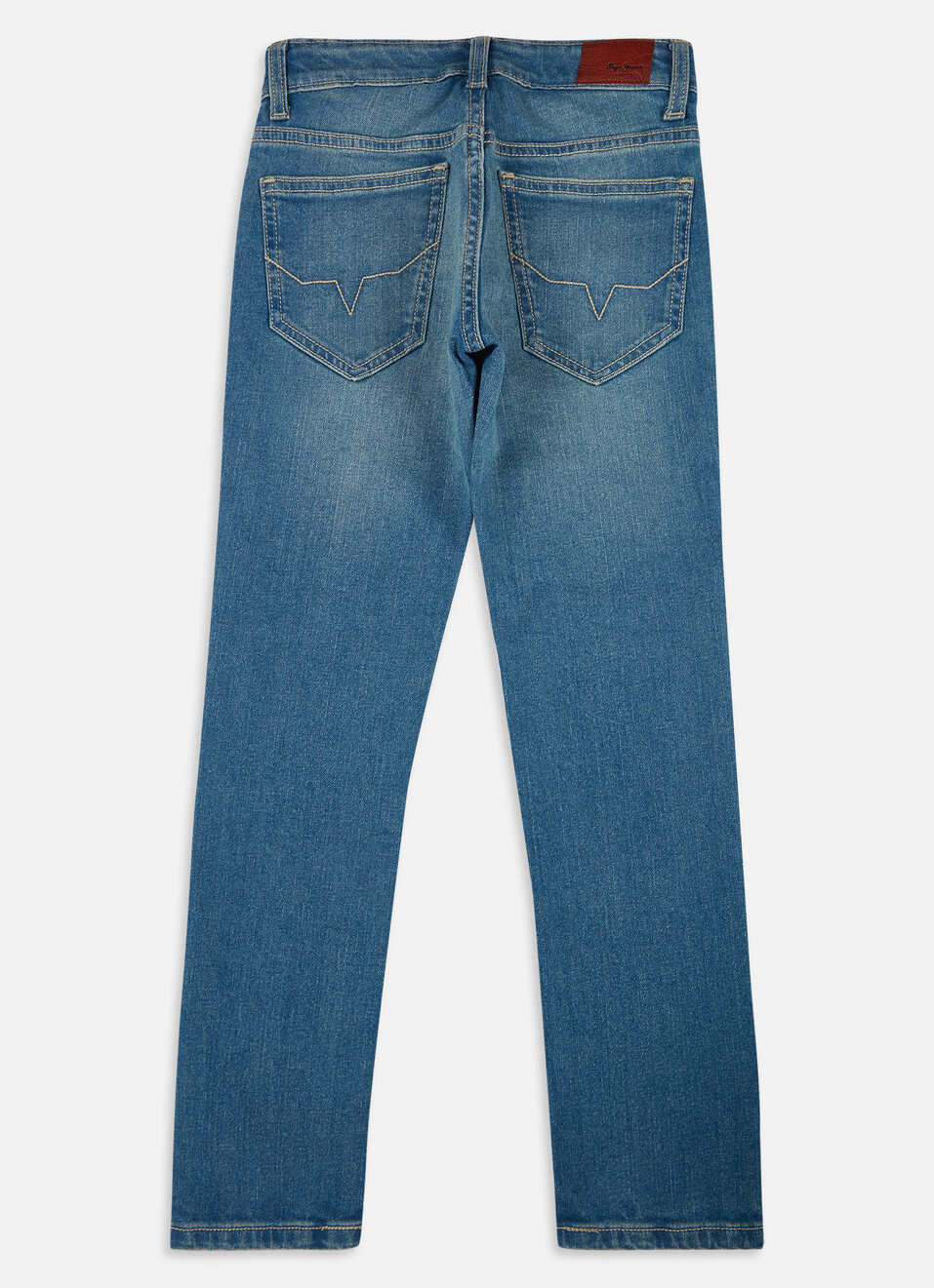 Boys Cashed Blue Mid Rise Slim Jeans, , large image number 1