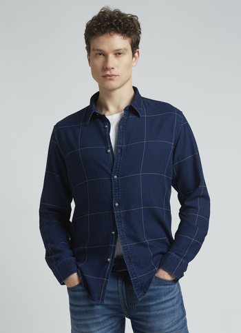 Blue Big Checks Full Sleeve Shirt