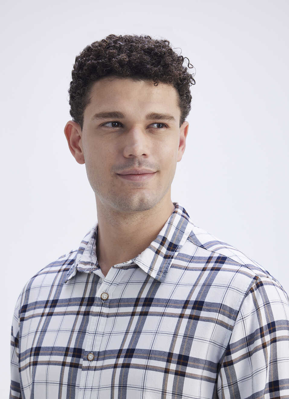 Men Blue Check Full Sleeve Shirt, , large image number 4