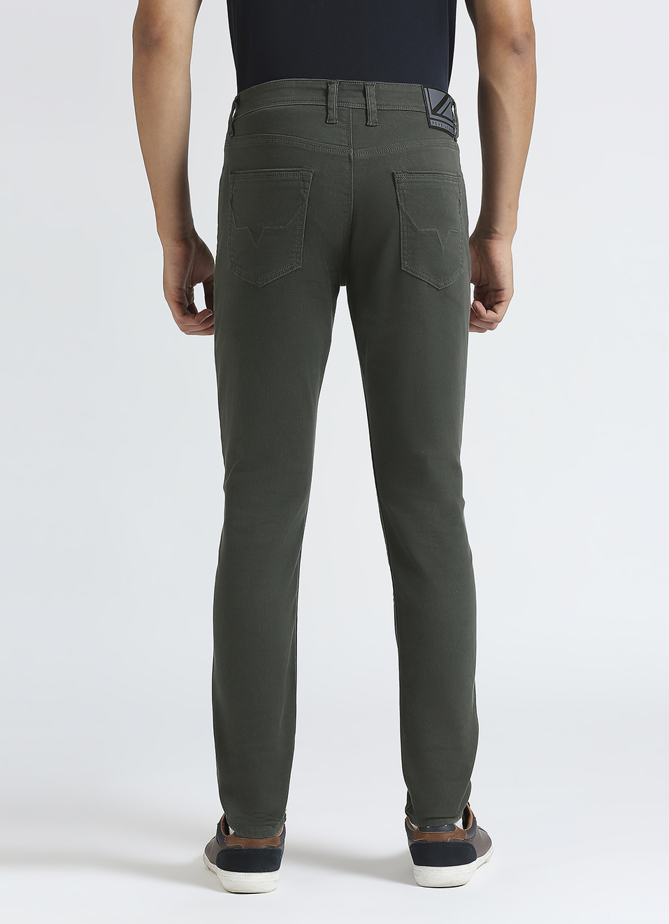 Chinox Olive Mid Waist Gymindigo Jeans, , large image number 3