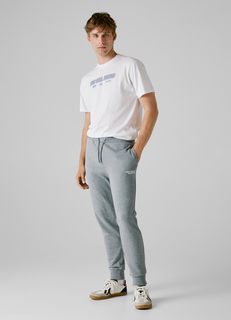 Red Bull Racing X Pepe Jeans Grey Reflect Logo Jogger, , large image number 2