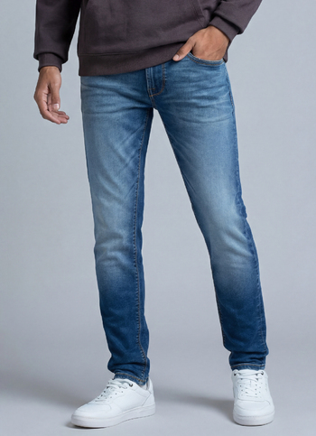 Chinox Blue Mid Waist Gymindigo Jeans