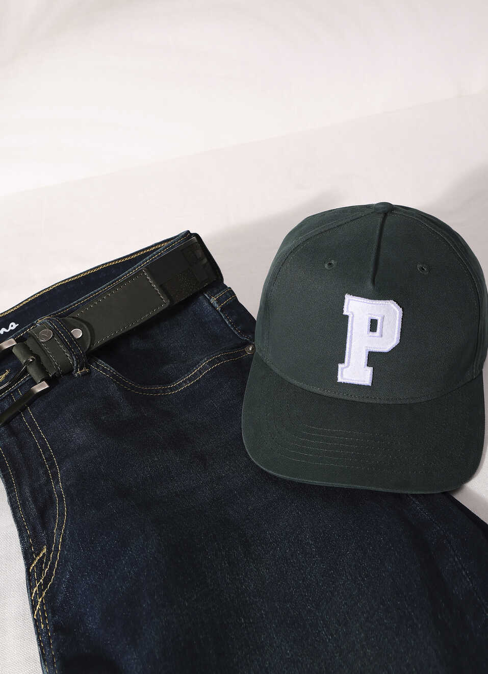 Green Embroidered Baseball Cap, , large image number 3
