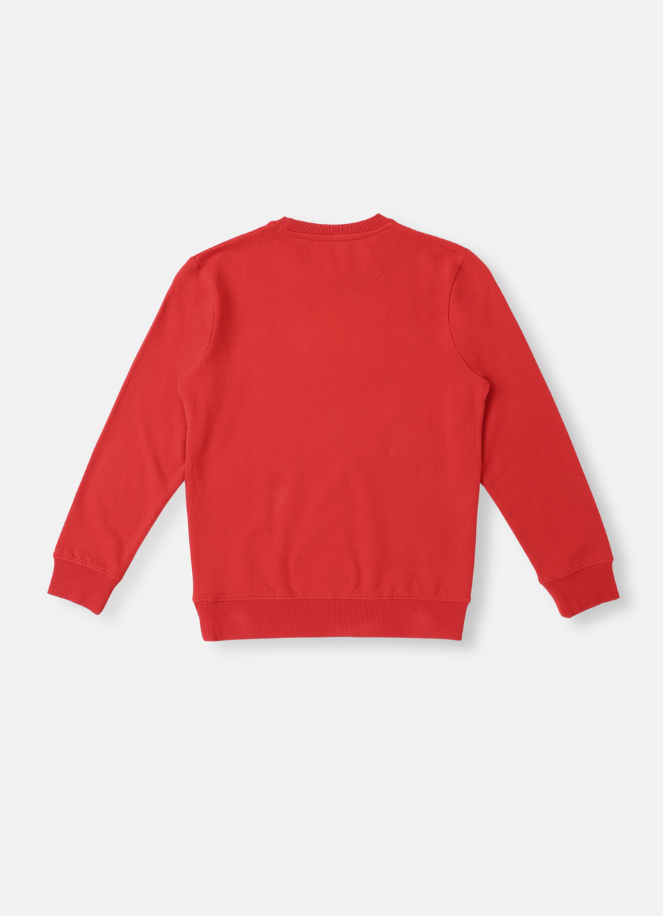 Boys Red Letter Print Full Sleeve Sweatshirt, , large image number 1