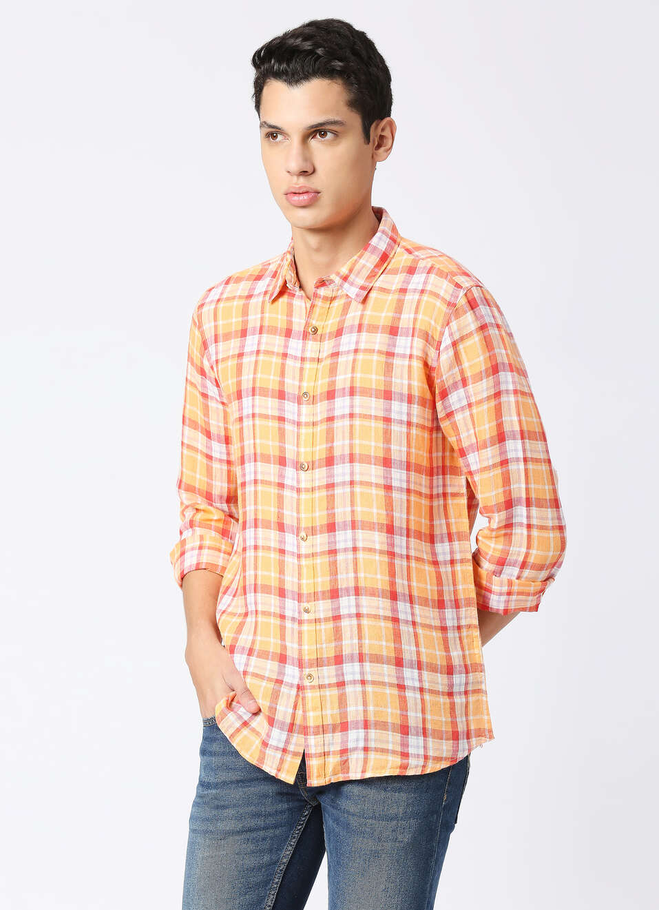 DIMMATI LS PURE LINEN CHECK, , large image number 3
