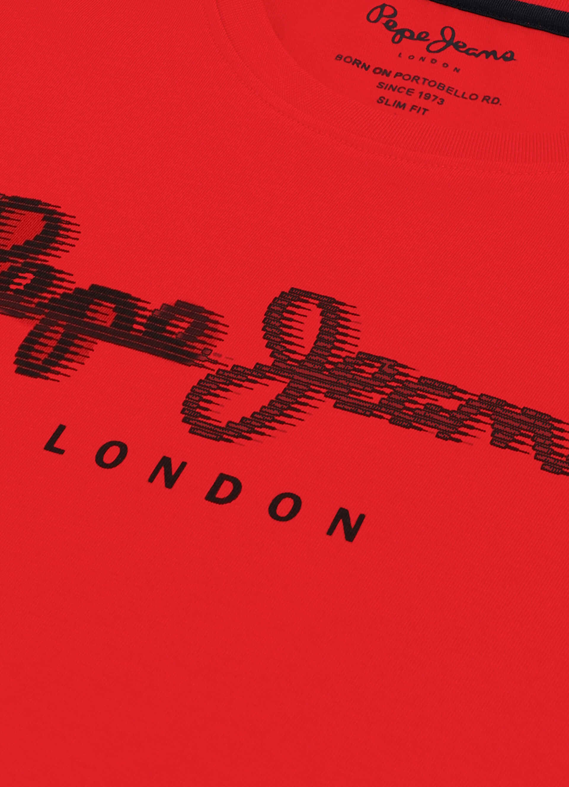 Men Red Graphic Slim Fit T-shirt, , large image number 9