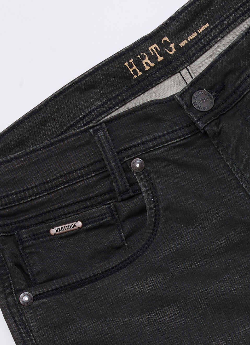 Men Black Stretchable Jeans, , large image number 6