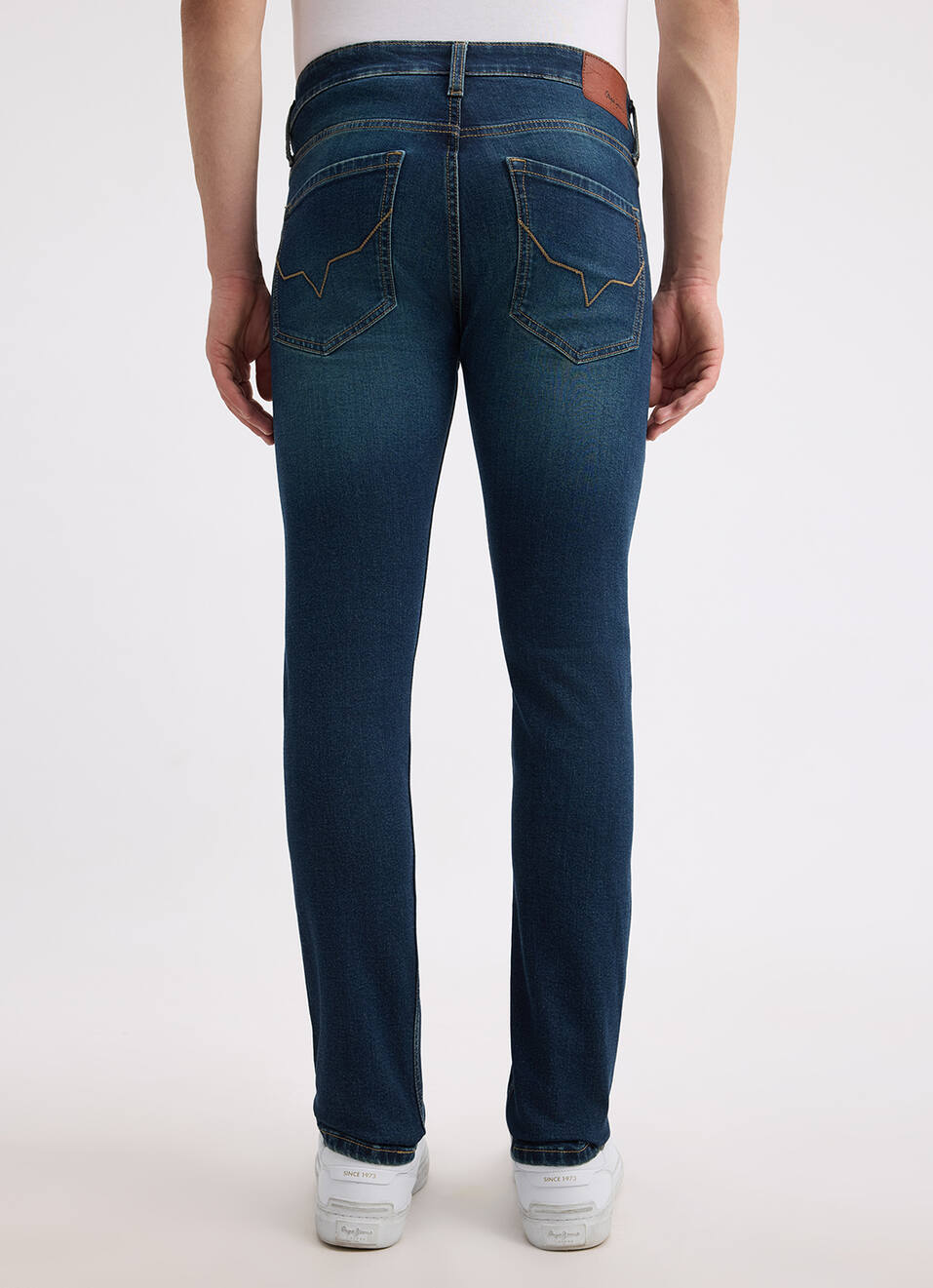 Men Blue Slim Fit Mid Rise All Climate Streachable Jeans, , large image number 3