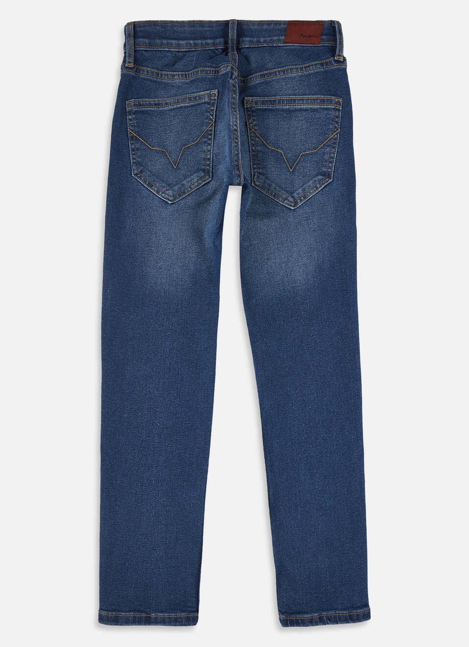 Boys Cashed Blue Mid Rise Slim Jeans, , large image number 1