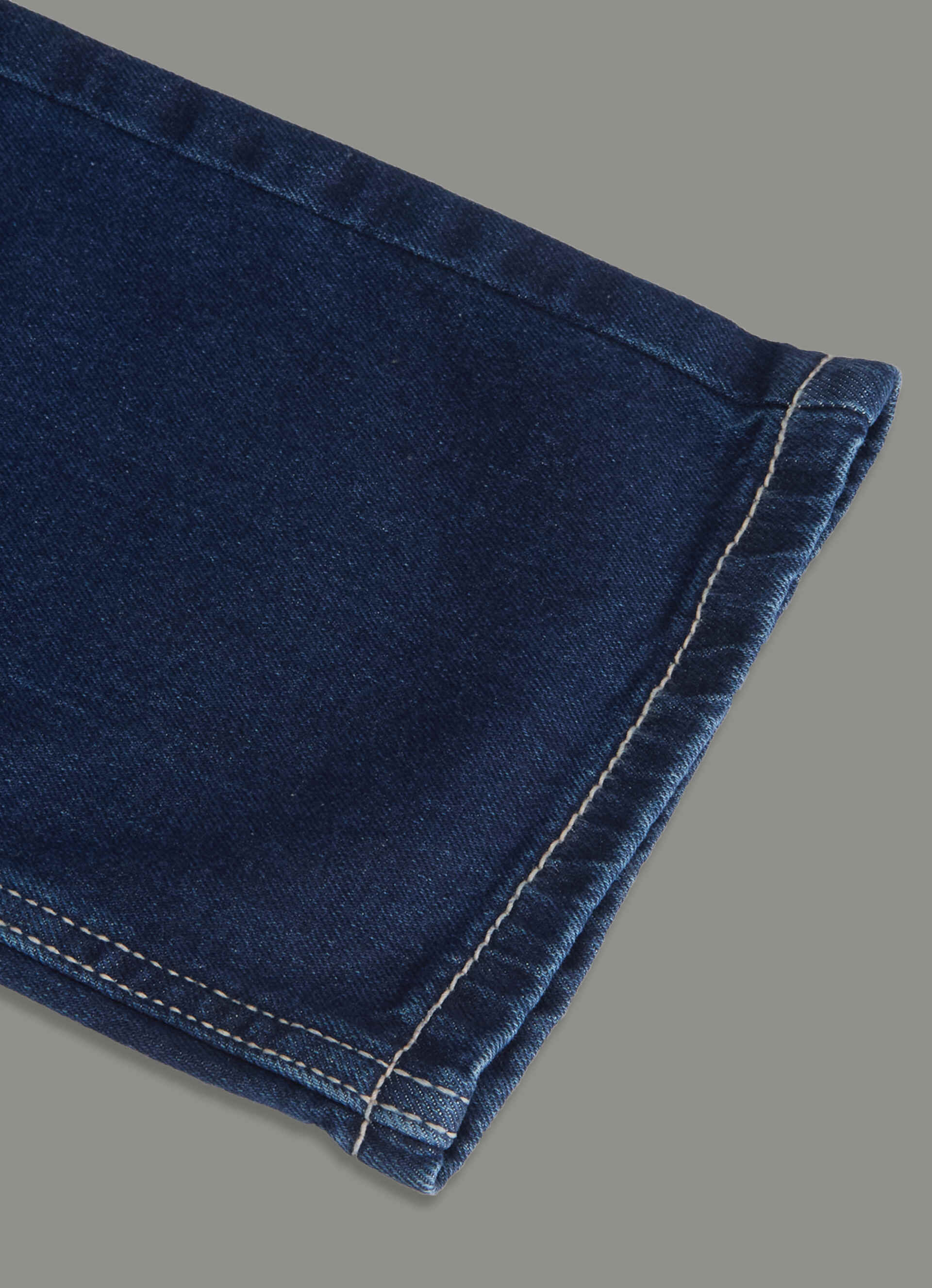 Men Blue Dark Rinse Slim Fit Mid Rise Stretchable Jeans, , large image number 8