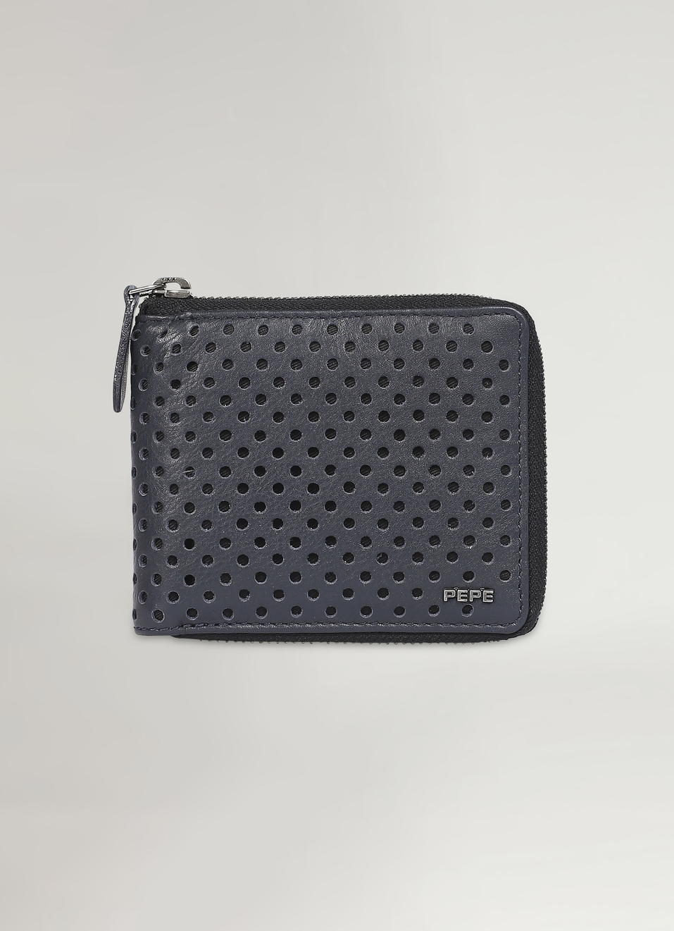 Blue Embossed Wallet, , large image number 1