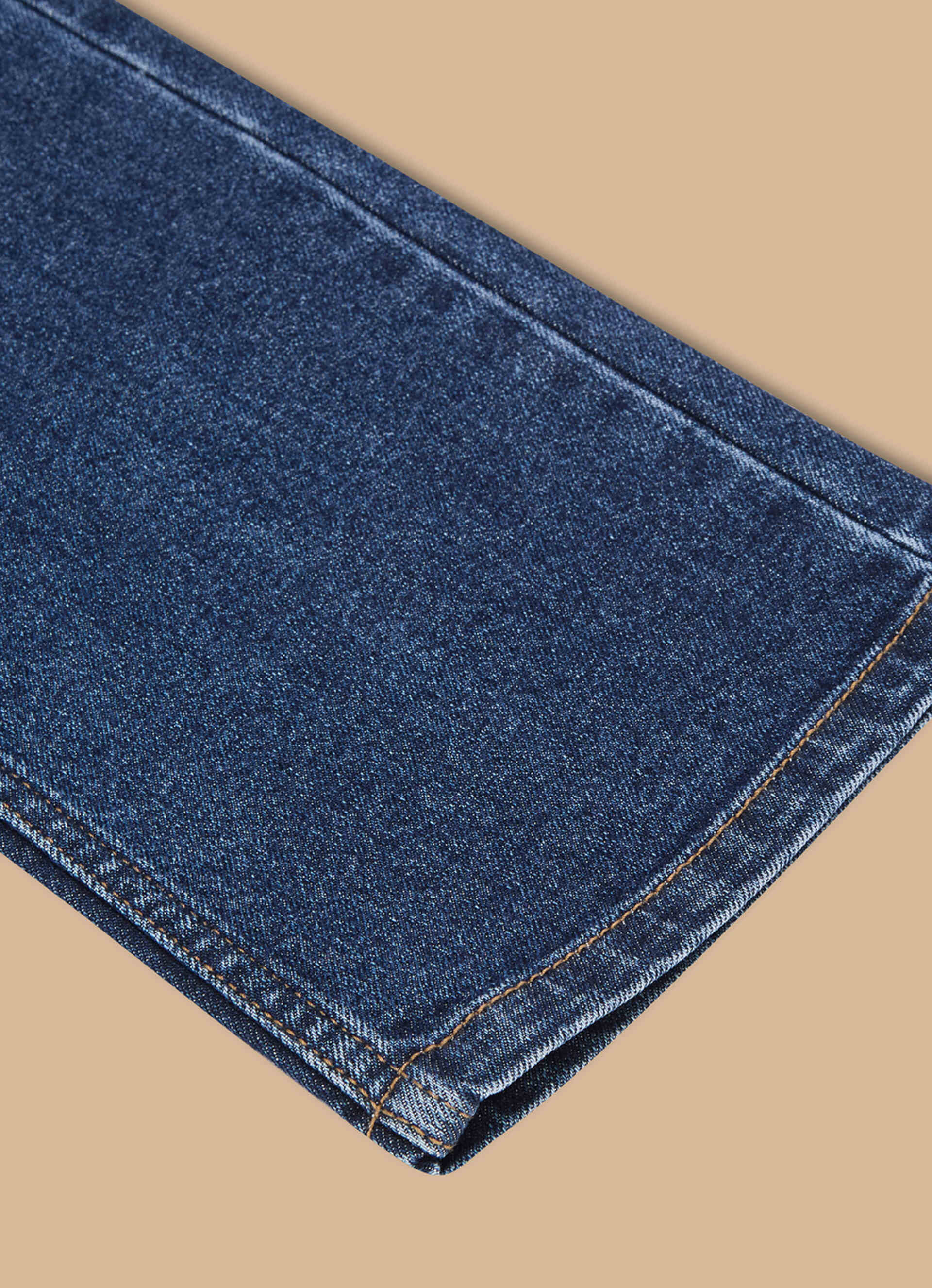 Men Blue Mid Rise Straight Fit Jeans, , large image number 8