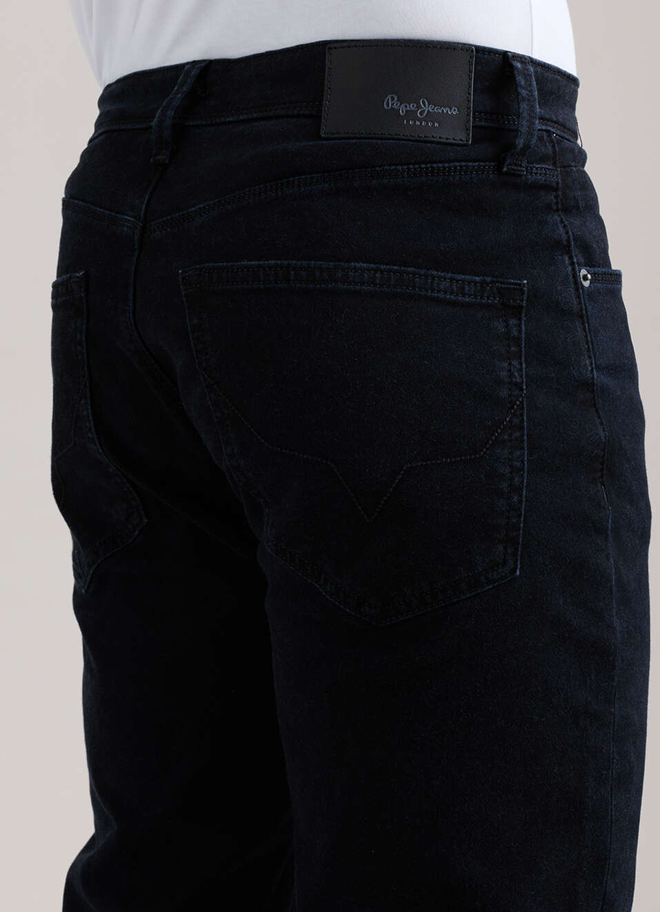 Men Black Stretchable Jeans, , large image number 5