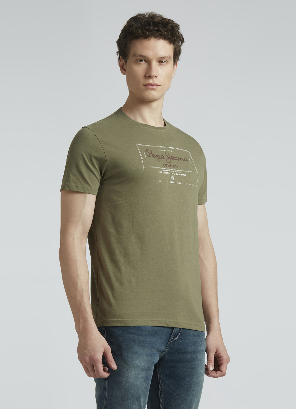 Green Graphic Print Short Sleeve T-shirt, , large image number 3