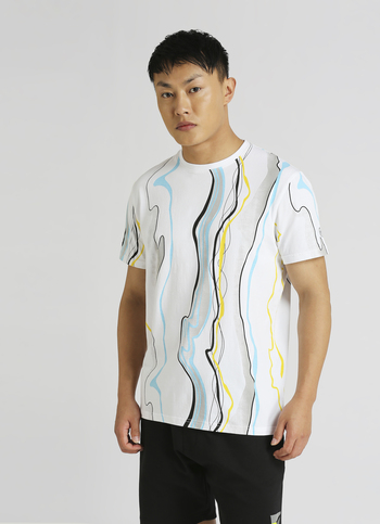 White Water Base Print Short Sleeve T-shirt