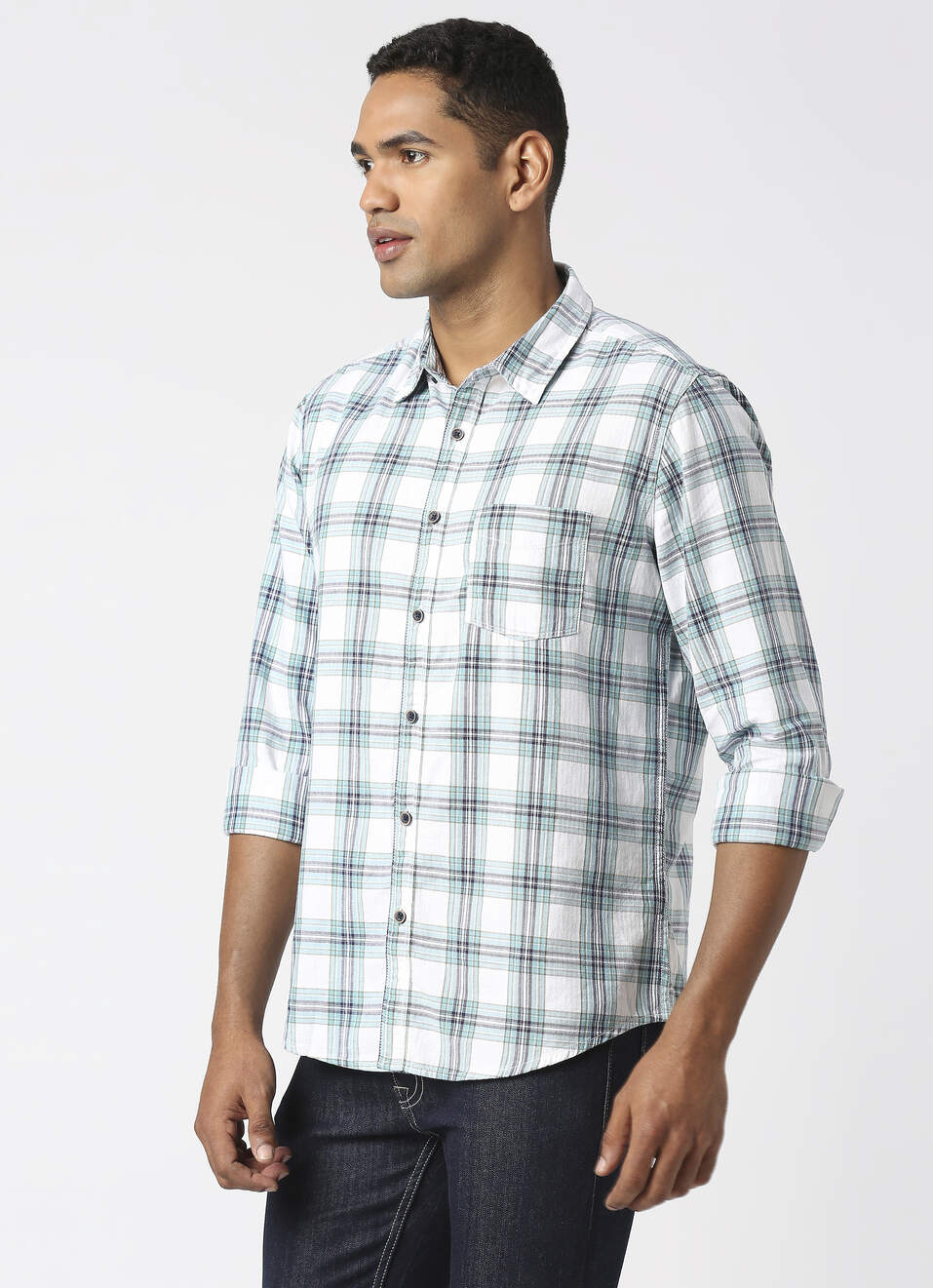 FADRI LS HERRINGBONE CHECK, , large image number 3