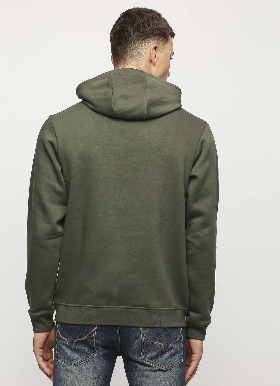 Printed Full Sleeve Hooded Sweatshirt, , large image number 2