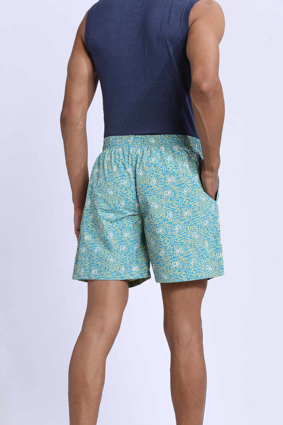 Blue Printed Boxers, , large image number 2