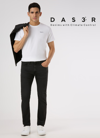 Men Black Mid Rise Slim Fit Stretchable Jeans