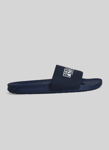 Navy Logo Printed Anti-skid Beach Slides