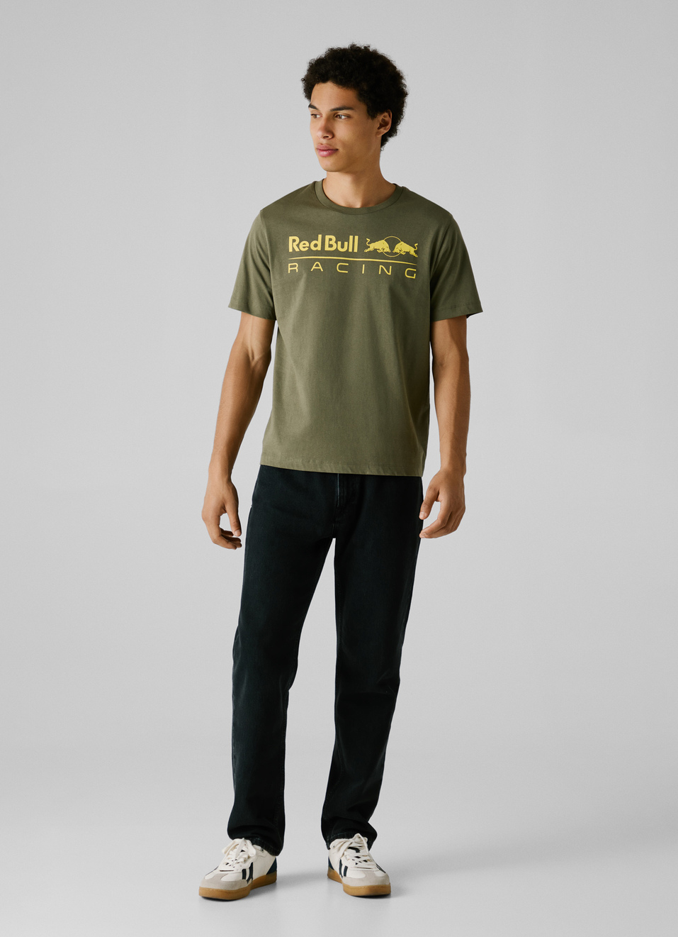 Red Bull Racing X Pepe Jeans Green Logo Print T-shirt, , large image number 7