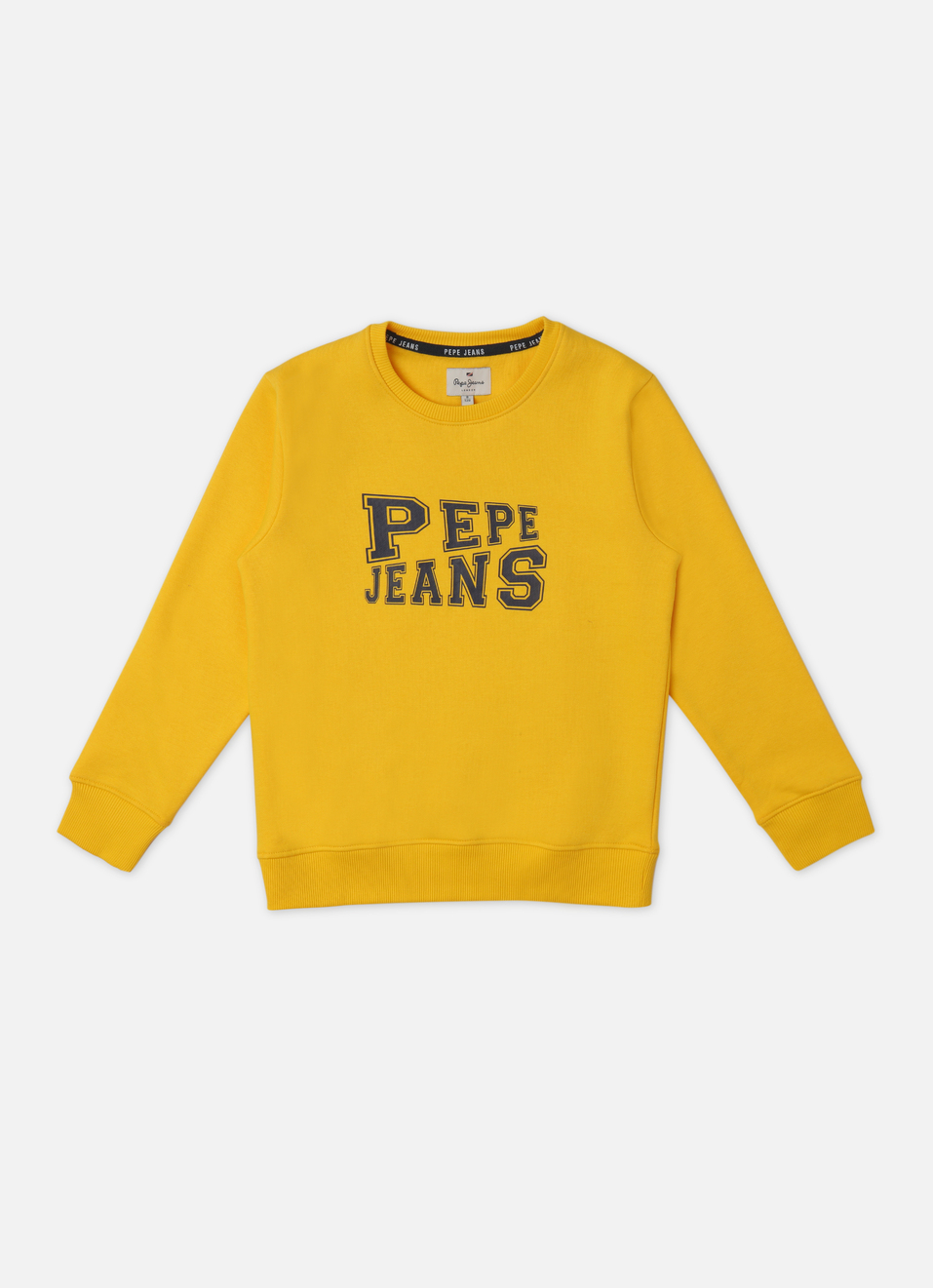 Boys Yellow Full Sleeve Sweatshirt, , large image number 0